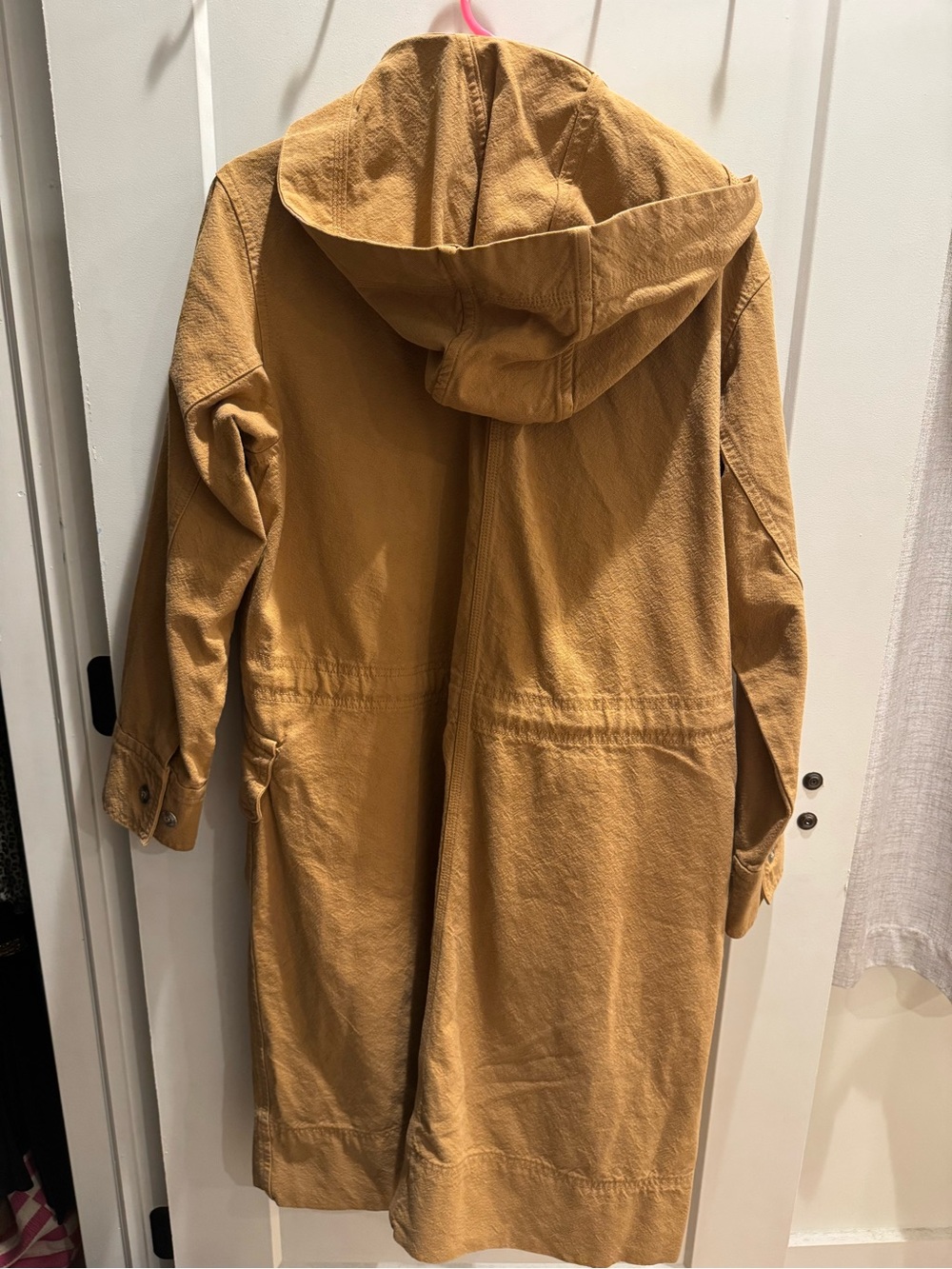 Everlane Brown Hooded Trench Coat - Picture 3 of 7